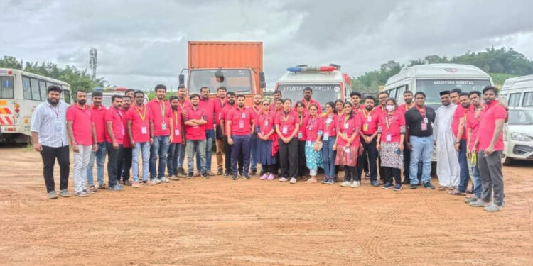 പ്രകൃതി ദുരന്തം ബാക്കിവെച്ച വയനാട് ഭൂമിയിൽ കാരുണ്യ സ്പർശമായി ബീലീവേഴ്സ് ഈസ്റ്റേൺ ചർച്ച്