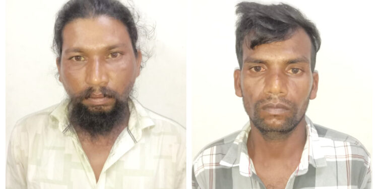 കഞ്ചാവുമായി അന്യസംസ്ഥാന സ്വദേശികളായ രണ്ടുപേരെ പോലീസ് അറസ്റ്റ് ചെയ്തു