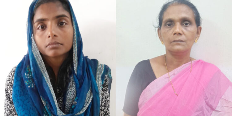 വീടിന്റെ ദോഷം മാറിയില്ല പകരം സ്വർണം പോയി: വീട്ടമ്മയെ കബളിപ്പിച്ച് 12 പവൻ തട്ടിയെടുത്ത കേസിൽ രണ്ട് യുവതികൾ അറസ്റ്റിൽ