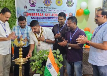 കടൽ കടന്ന് ഇന്ത്യയുടെ 78-ാം സ്വാതന്ത്ര്യ ദിനാഘോഷം: ചുക്കാൻ പിടിച്ചത് എടത്വ ടൗൺ ലയൺസ് ക്ലബ്