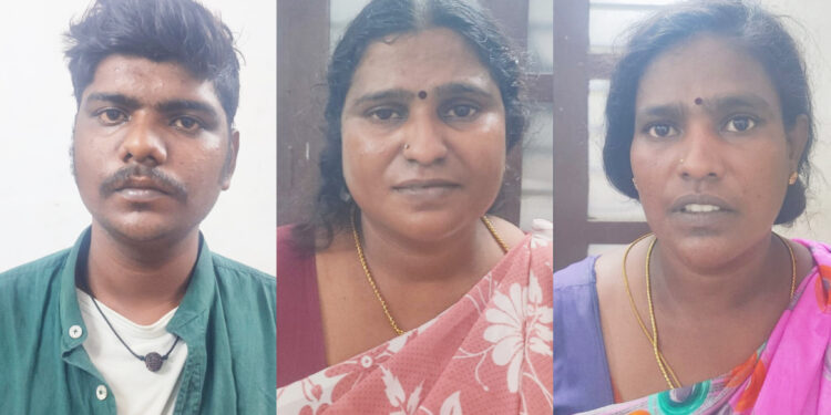 വയോധികയെ കബളിപ്പിച്ച് ലക്ഷങ്ങൾ തട്ടിയെടുത്ത കേസിൽ തമിഴ്നാട് സ്വദേശികൾ അറസ്റ്റിൽ