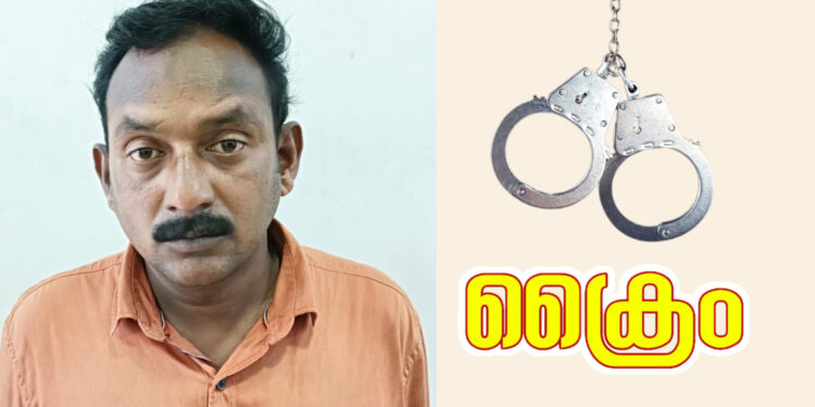 വീട്ടിനുള്ളില്‍ കയറി സ്വര്‍ണവും പണവും മോഷ്ടിച്ചയാളെ പോലീസ് അറസ്റ്റ് ചെയ്തു