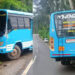 സ്വകാര്യ ബസ് മോഷ്ടിച്ചു; കടന്നുകളയുന്നതിനിടെ ബസ് അപകടത്തിൽപ്പെട്ടു, വാഹനം ഉപേക്ഷിച്ച് മോഷ്ട്ടാവ് രക്ഷപെട്ടു