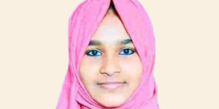 നാടിൻ്റെ കരുതലിന് കാത്തുനിന്നില്ല ആഷ്ന ദൈവ ലോകത്തേക്ക് യാത്രയായി