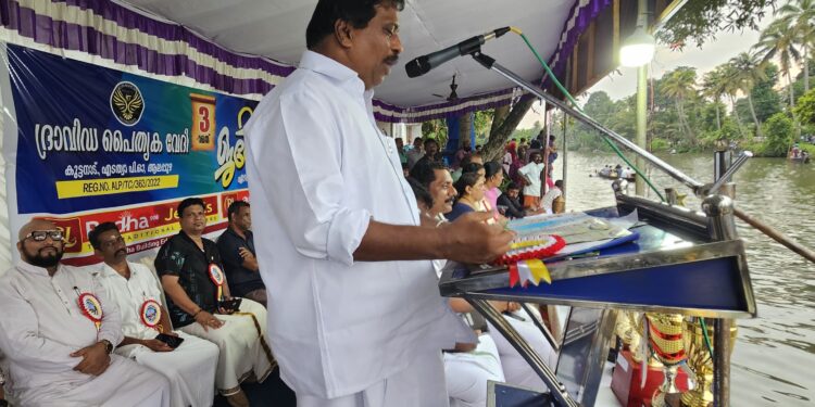 ജലമേളകൾ കുട്ടനാട് ജനതയുടെ ഹൃദയതാളം: കൊടിക്കുന്നിൽ സുരേഷ് എംപി