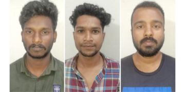 പോലീസ് ഉദ്യോഗസ്ഥരെ ആക്രമിച്ച കേസിൽ മൂന്നുപേർ അറസ്റ്റിൽ