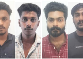 കോളേജ് വിദ്യാർഥികളായ യുവാക്കളെ വീട് കയറി ആക്രമിച്ച കേസിൽ: നാല് പേരെ പോലീസ് അറസ്റ്റ് ചെയ്തു