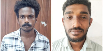 നിരന്തര കുറ്റവാളികളായ രണ്ട് യുവാക്കളെ കാപ്പാ നിയമപ്രകാരം ജില്ലയിൽ നിന്നും നാടുകടത്തി