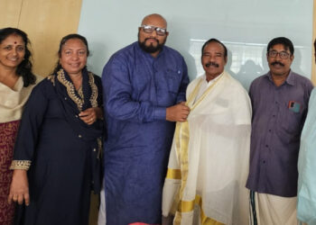 പാഞ്ചജന്യം ഭാരതം വൈസ് ചെയർമാനായി തെരഞ്ഞെടുക്കപ്പെട്ട കുടശ്ശനാട് മുരളിയെ ആദരിച്ചു