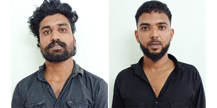 പോലീസ് ഉദ്യോഗസ്ഥരെ ആക്രമിച്ച കേസിൽ രണ്ടുപേർ അറസ്റ്റിൽ