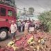 ടിപ്പർ ലോറി ബസ് സ്റ്റോപ്പിലേക്ക് പാഞ്ഞുകയറി ഒരു സികൂൾ വിദ്യാർഥിയടക്കം മൂന്നുപേർക്ക് ദാരുണാന്ത്യം