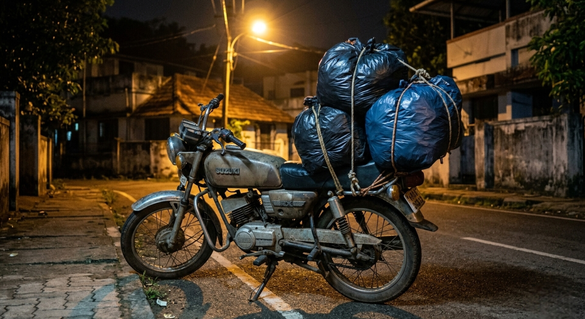 തിരുവനന്തപുരത്ത് രാത്രിയിൽ നടപ്പാതയിൽ അറവുശാലാ മാലിന്യം തളളിയ ആളെ നാട്ടുകാർ പിടികൂടി