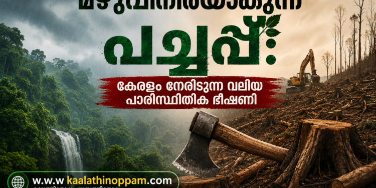 പച്ചപ്പ്‌ മായുന്ന കേരളം: നിയമനിർമ്മാണം വൈകിയാൽ കാത്തിരിക്കുന്നത് വൻ പ്രകൃതിദുരന്തങ്ങൾ