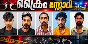 തൃപ്പൂണിത്തുറയിൽ കവർച്ചാ പരമ്പര: ബൈക്കിലെത്തി പെട്രോൾ പമ്പും വീടുകളും കൊള്ളയടിച്ച അഞ്ചംഗ സംഘം പിടിയിൽ